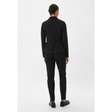 Comma Getailleerde Blazer Zwart