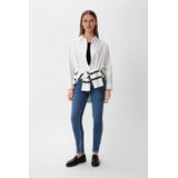 Comma Casual Identity High Waist Jeans Dark Blue Denim