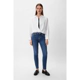 Comma Casual Identity High Waist Jeans Dark Blue Denim