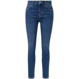 Comma Casual Identity High Waist Jeans Dark Blue Denim