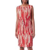 comma - Chiffon Jurk - Vrouwelijk - Met Plooien