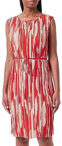 comma - Chiffon Jurk - Vrouwelijk - Met Plooien