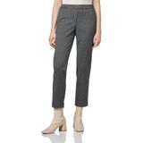 comma - Straight Fit Pantalon - Zwart/Grijs - Pied-de-Poule
