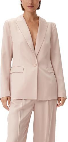 comma - Damesblazer - Beige - 8031