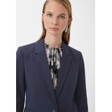 comma - Shaped Fit Blazer - Viscosemix - Effen - Reverskraag - Lange Mouwen