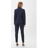 comma - Shaped Fit Blazer - Viscosemix - Effen - Reverskraag - Lange Mouwen