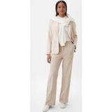 Coltrui - Ecru - Met Turtleneck - Staande Kraag - Halve Mouwen