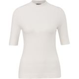 Coltrui - Ecru - Met Turtleneck - Staande Kraag - Halve Mouwen