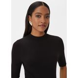 Gebreide Trui - Zwart - Met Turtleneck - Zonder Capuchon