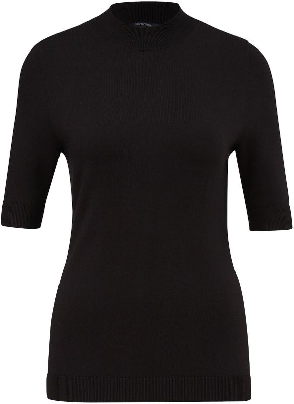 Gebreide Trui - Zwart - Met Turtleneck - Zonder Capuchon