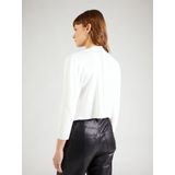 comma - Fijngebreid Vest - Ecru - Dames