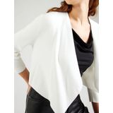 comma - Fijngebreid Vest - Ecru - Dames