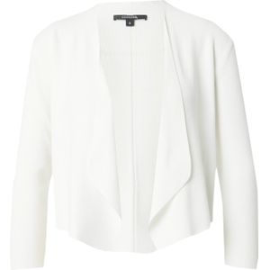 comma - Fijngebreid Vest - Ecru - Dames