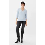 Gebreide Trui - Effen - Viscose - Driekwart Mouw