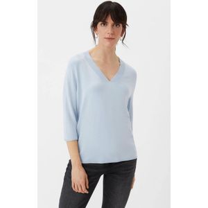 Gebreide Trui - Effen - Viscose - Driekwart Mouw