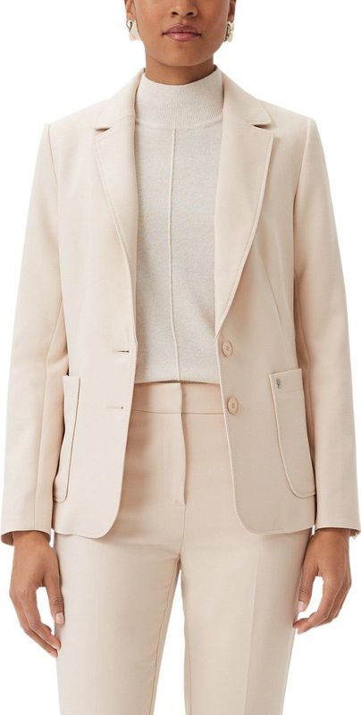 comma - Blazer - 40 - Lichte Voering - Getailleerd Slim Fit