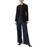 Comma Blousetop met Plooien Zwart