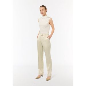 comma - Capri Broeken - Satijn - Regular Fit - 7/8 Lange Broek