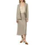 comma - A-lijnrok - Satijn - Midirok