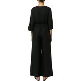 COMMA - Broek - Zwart - Wide Leg - Mid Waist - Gevoerde Zoom