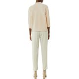 comma - Gebreide Trui - Fijngebreid - Opstaande Kraag - 3/4 Mouwen