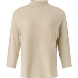 comma - Gebreide Trui - Fijngebreid - Opstaande Kraag - 3/4 Mouwen