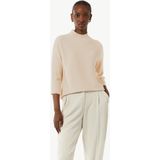 comma - Gebreide Trui - Fijngebreid - Opstaande Kraag - 3/4 Mouwen