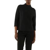 Gebreide Trui - Effen - Knitwear - Driekwart Mouw - Losse Pasvorm