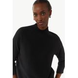 Gebreide Trui - Effen - Knitwear - Driekwart Mouw - Losse Pasvorm