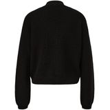 Gebreid Vest - Effen - V-hals - Lange Mouw - Losse Pasvorm