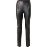 Capri Broek - Black - Imitatieleer - Slim Fit