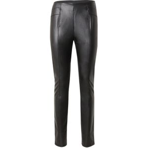 Capri Broek - Black - Imitatieleer - Slim Fit