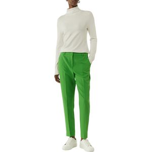 Hoodie - Ecru - Zonder Capuchon - Lange Mouwen - Met Col