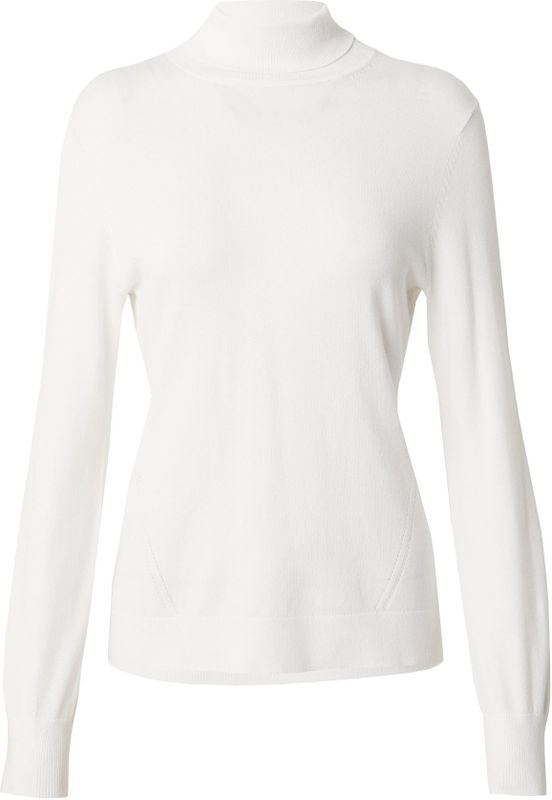 COMMA - Trui - Natuurwit - Col - Slanke Pasvorm - Lange Mouw