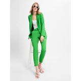 Blazer - Effen - Gedeeltelijk Gevoerd - Slanke Pasvorm - Lange Mouw