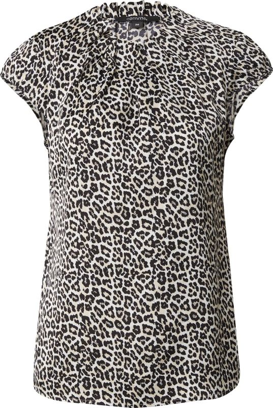 Blouse - Bruin/beige - Dierenprint - Zonder Capuchon