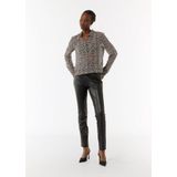 Blouse - Dierenprint - Chiffon - Lange Mouw - Normale Pasvorm