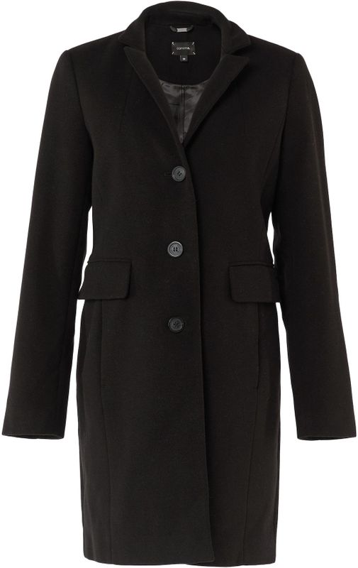 Comma - Jas - Zwart - Katoen