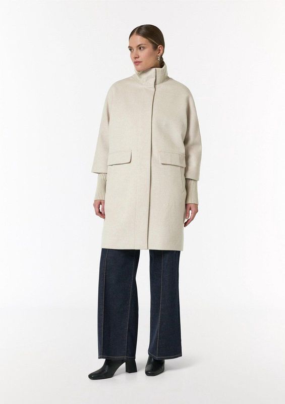 comma - Outdoor-Mantel - Wollen Jas - Relaxed-fit