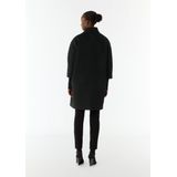 COMMA - Tussenmantel - Zwart - Klassieke Mantel - Licht Gevoerd