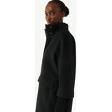 COMMA - Tussenmantel - Zwart - Klassieke Mantel - Licht Gevoerd