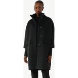COMMA - Tussenmantel - Zwart - Klassieke Mantel - Licht Gevoerd
