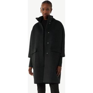 COMMA - Tussenmantel - Zwart - Klassieke Mantel - Licht Gevoerd