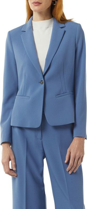 Comma Blazer - Korte - Blauw - Reverskraag