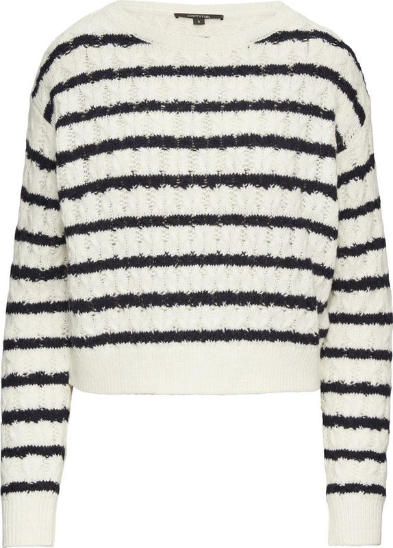 COMMA - Pull - Vrouwen - 01X3 WHITE