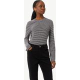 comma - T-Shirt - Lange Mouwen - Normale Pasvorm