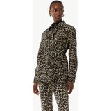 comma - Indoor-Jacke - Denim met Luipaardprint - Blazer