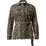 comma - Indoor-Jacke - Denim met Luipaardprint - Blazer