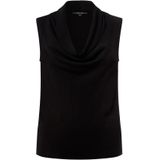 COMMA - Blouseshirt - Zwart - Viscose - Mouwloos, Gevoerde Zoom, Normale Pasvorm