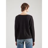 Gebreide Trui - Zwart - Met Glittergaren - Lange Mouwen